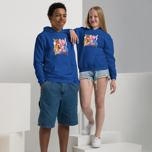 Bridget Characters - Youth heavy blend hoodie - Bridget Kimble